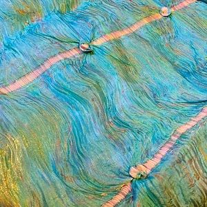 Gorgeous blue oblong scarf